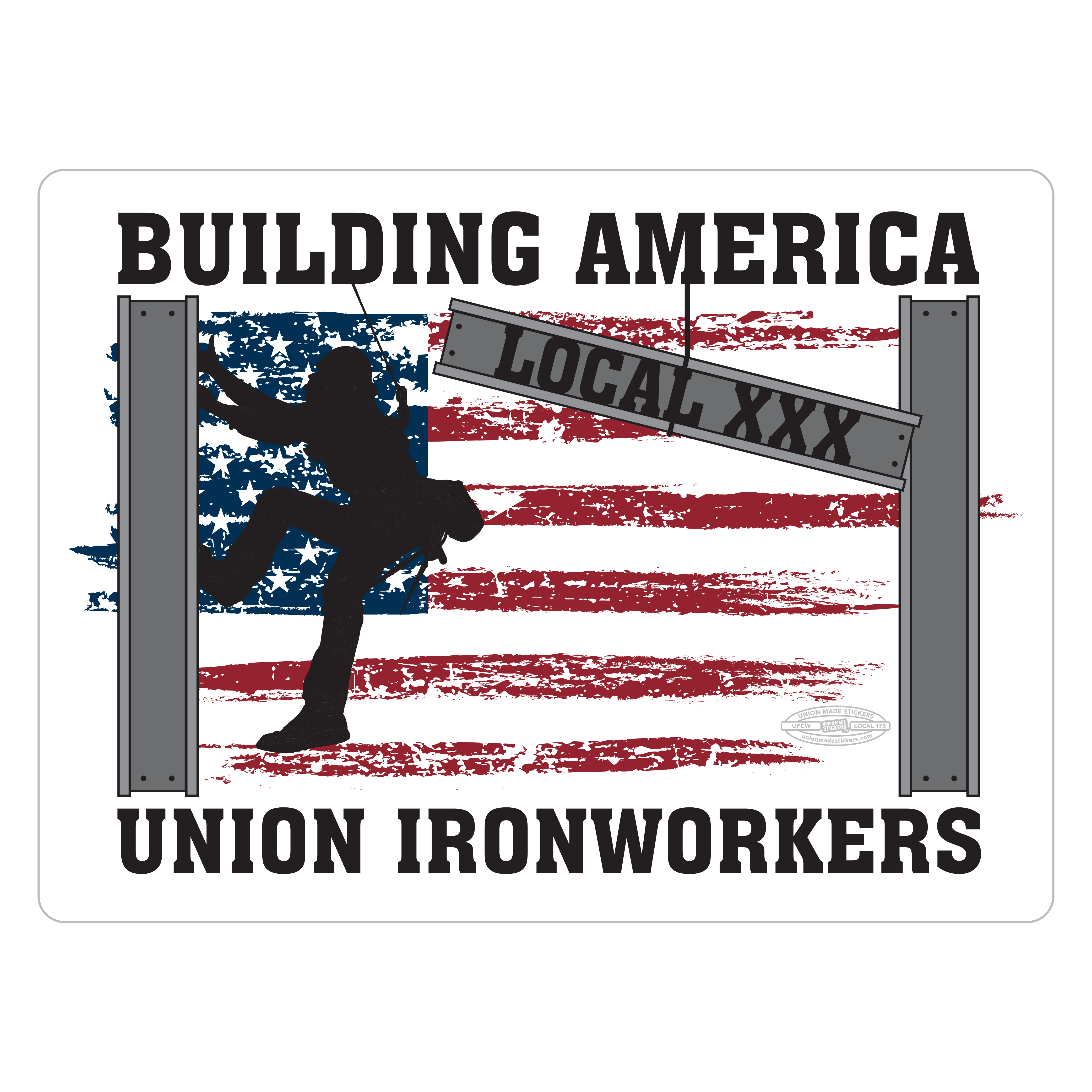 Building America – Union Made Stickers