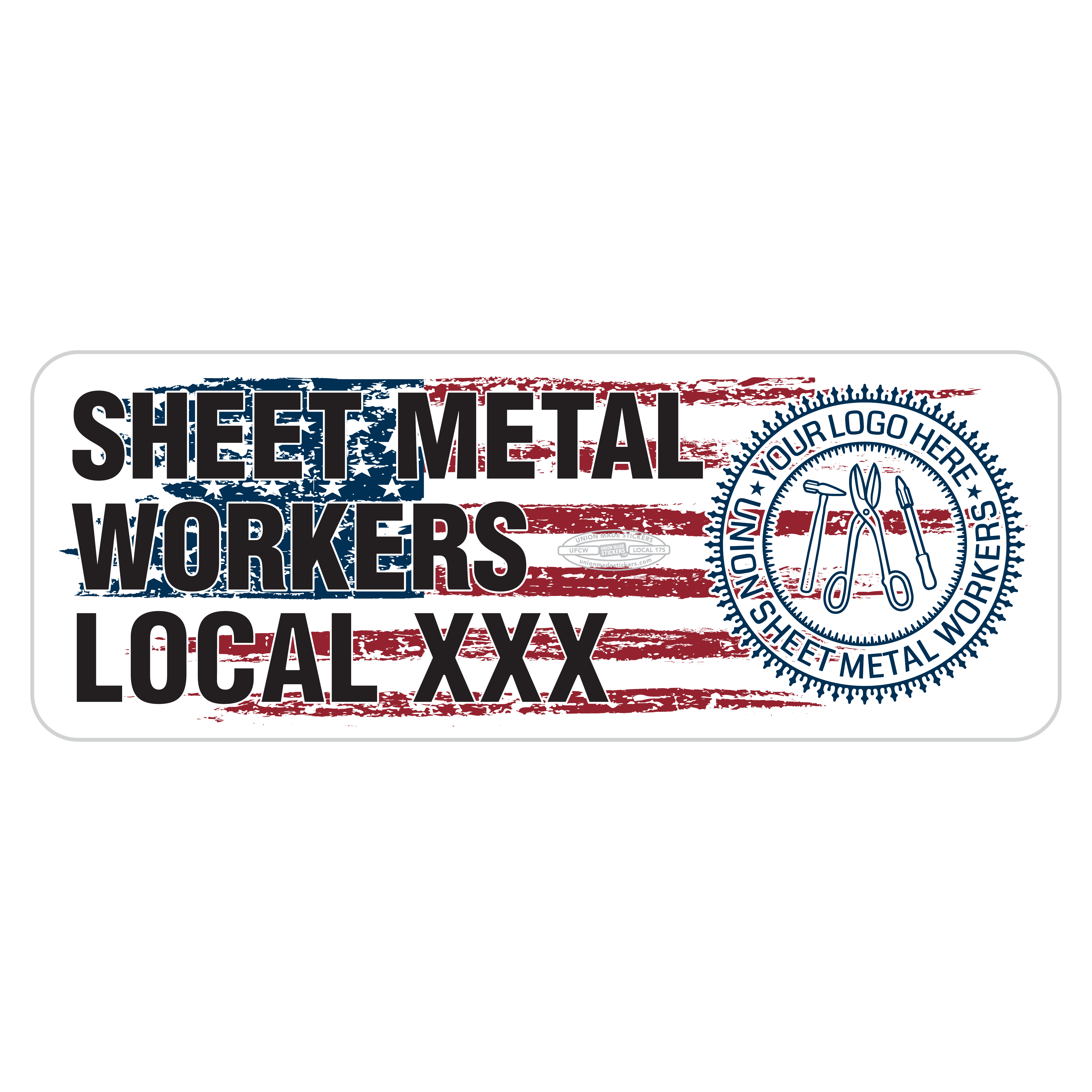 American Flag – Union Made Stickers