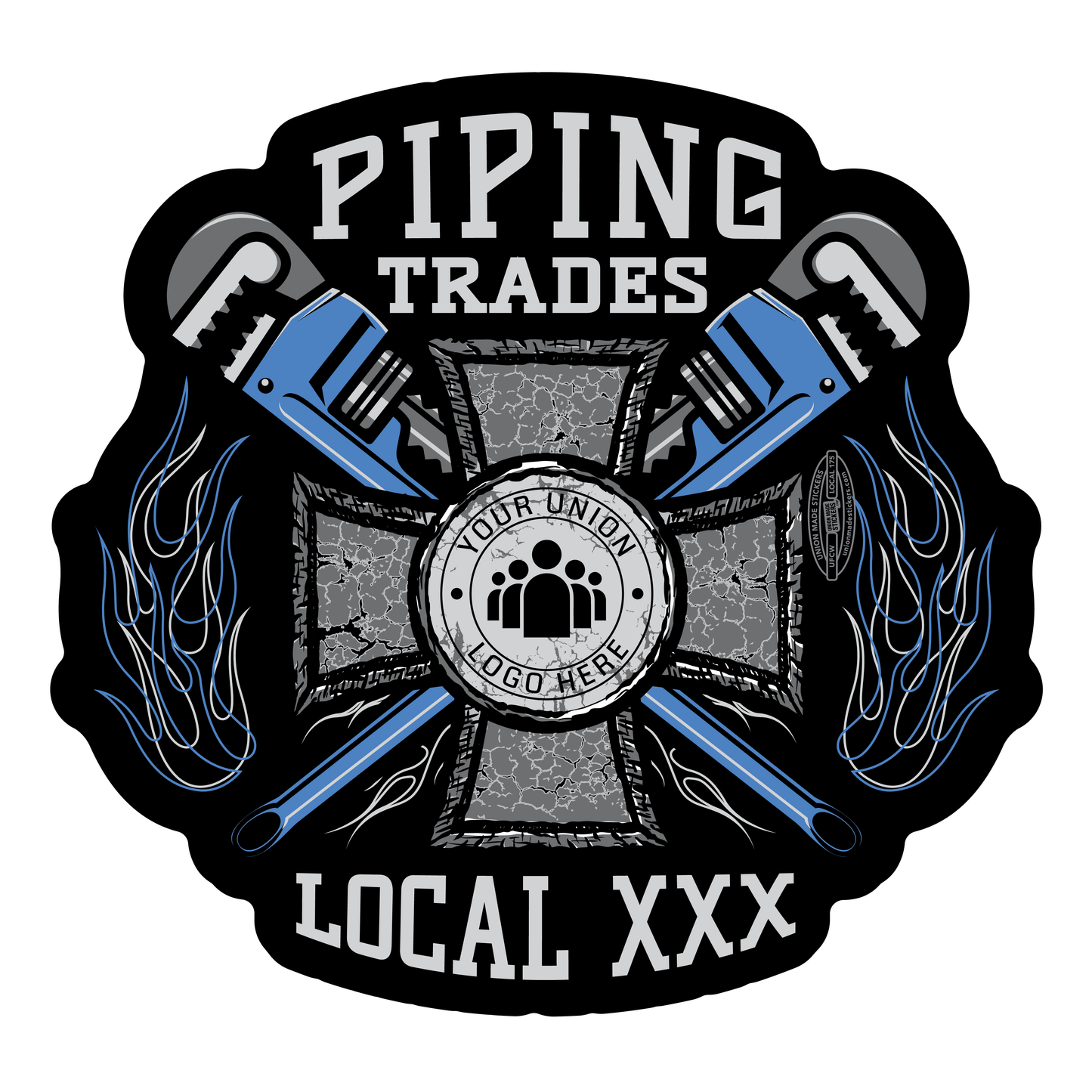 Gripping Flame - Blue