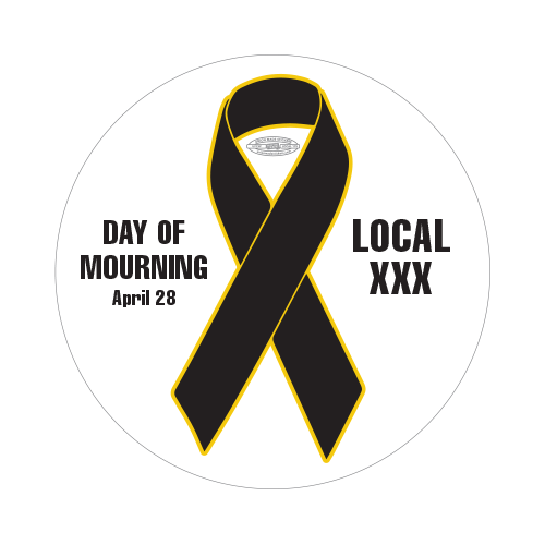 Black Mourning Ribbon 3 x 10