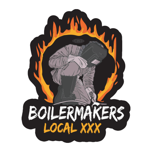 Boilermaker Life Sticker Custom Boilermaker Stickers – Union Made Stickers