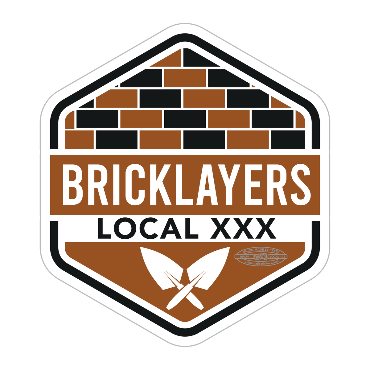 Brick Wall – Union Made Stickers
