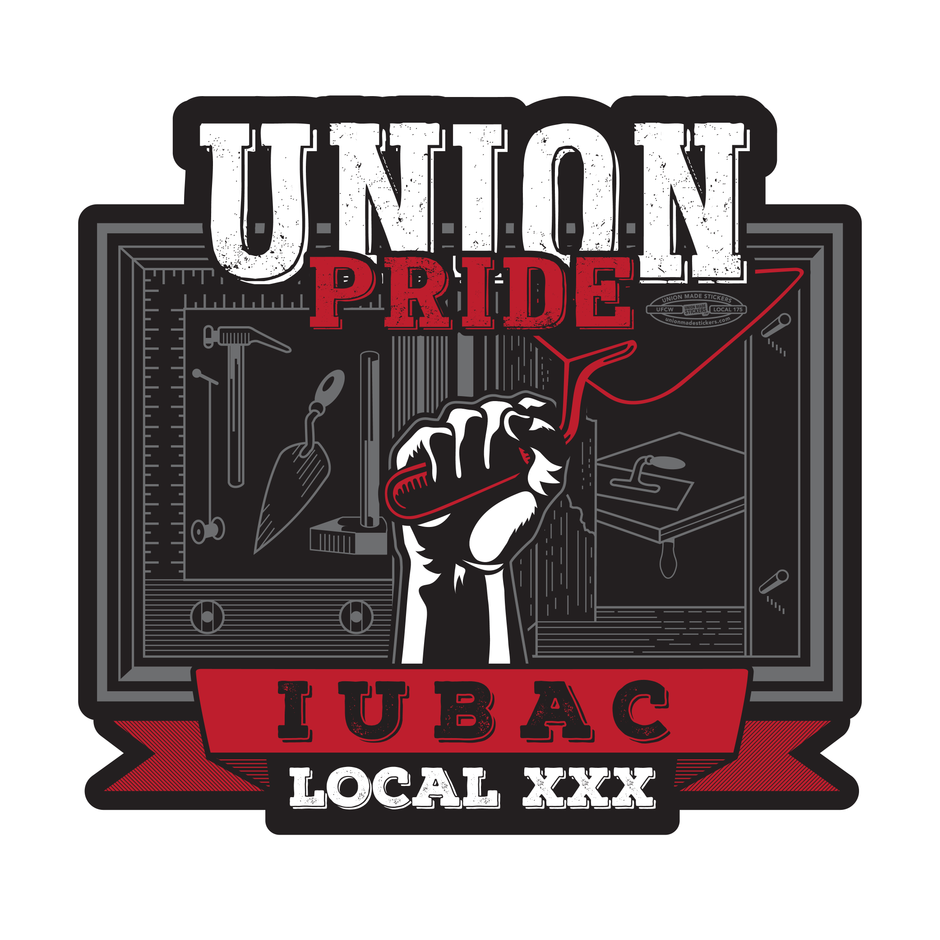 Custom Bricklayer Stickers – Union Made Stickers