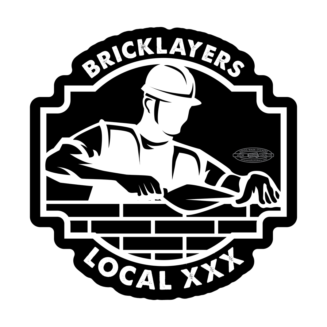Custom Bricklayer Stickers – Union Made Stickers