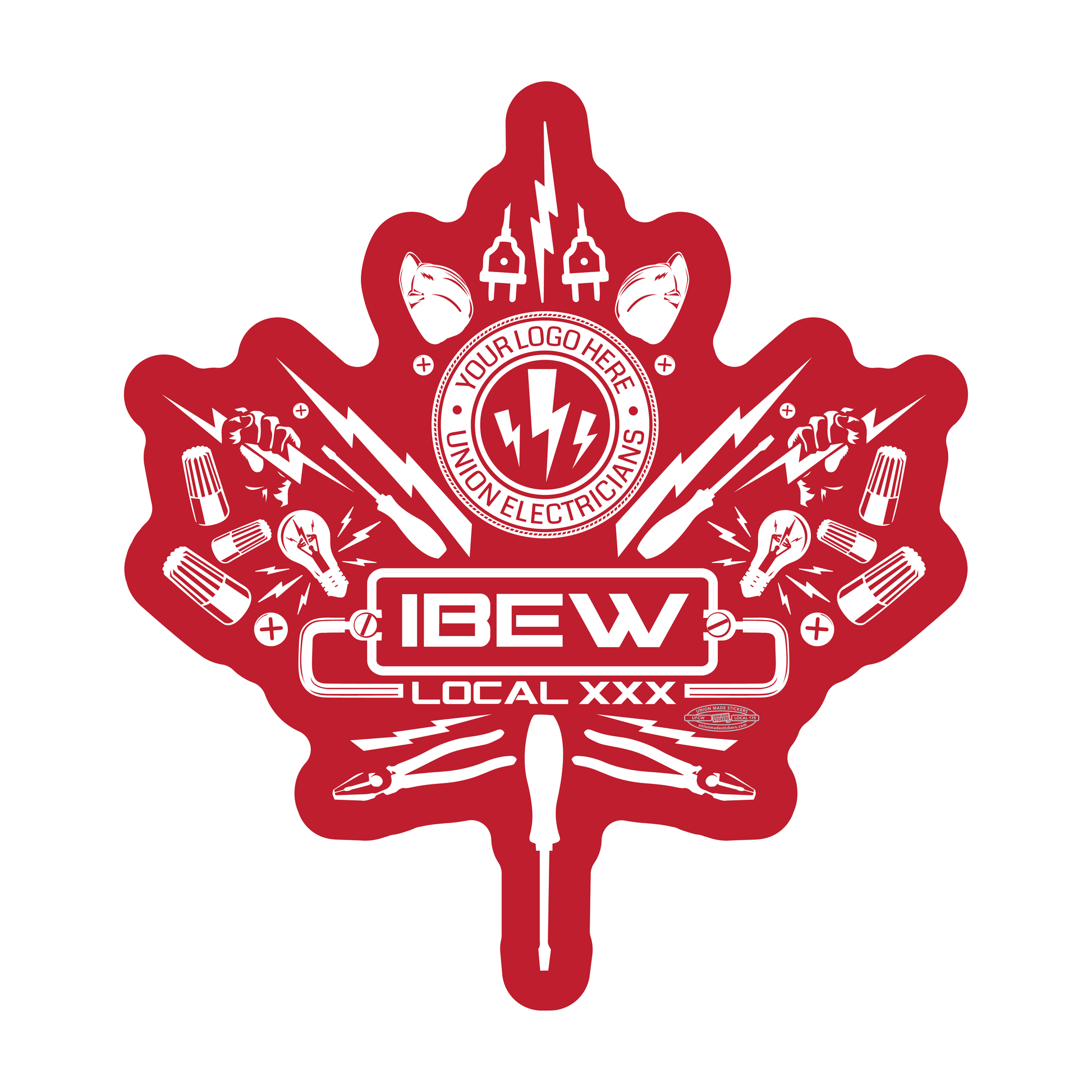 Canada Day – Union Made Stickers