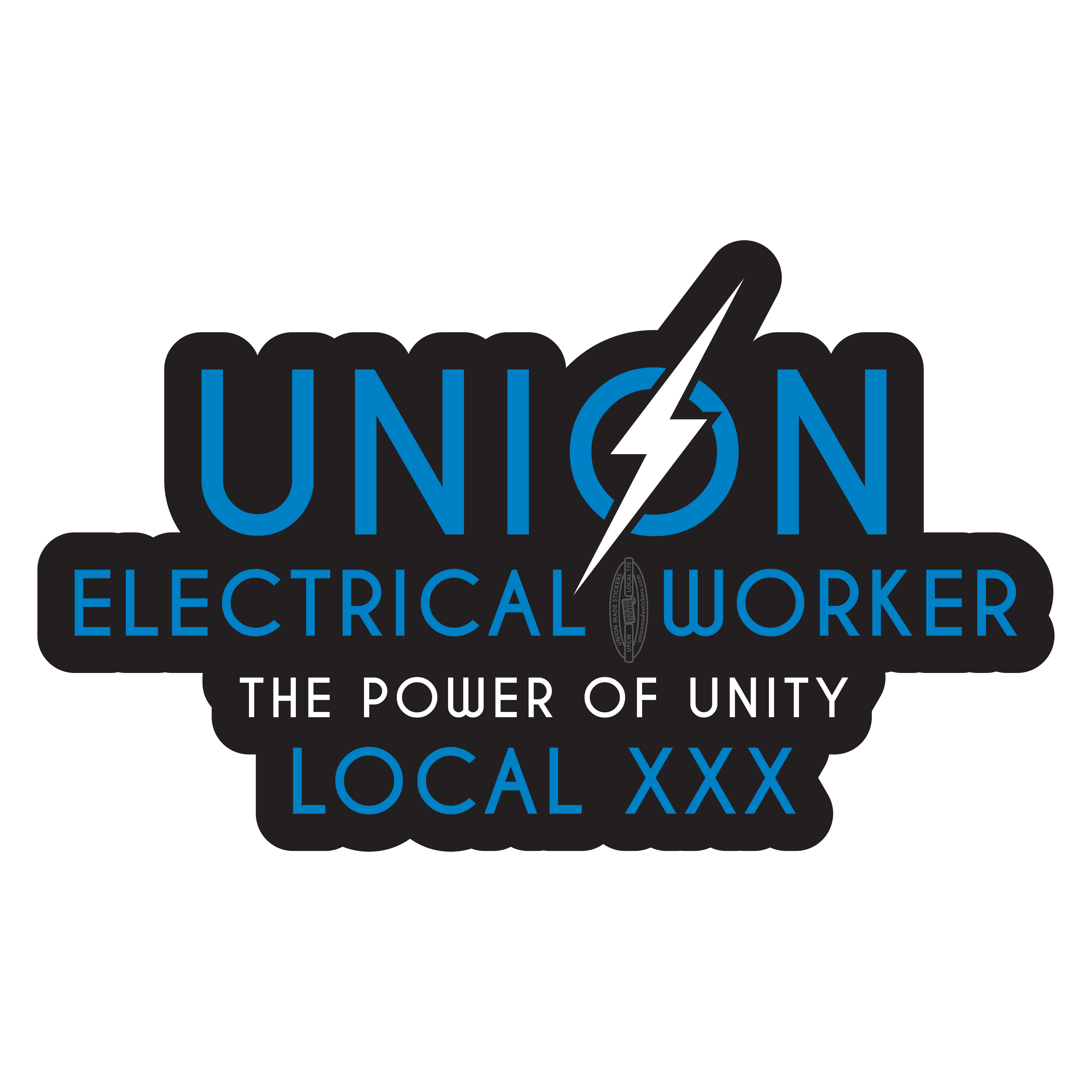 Unity Custom Sticker Power Of Unity – Union Made Stickers