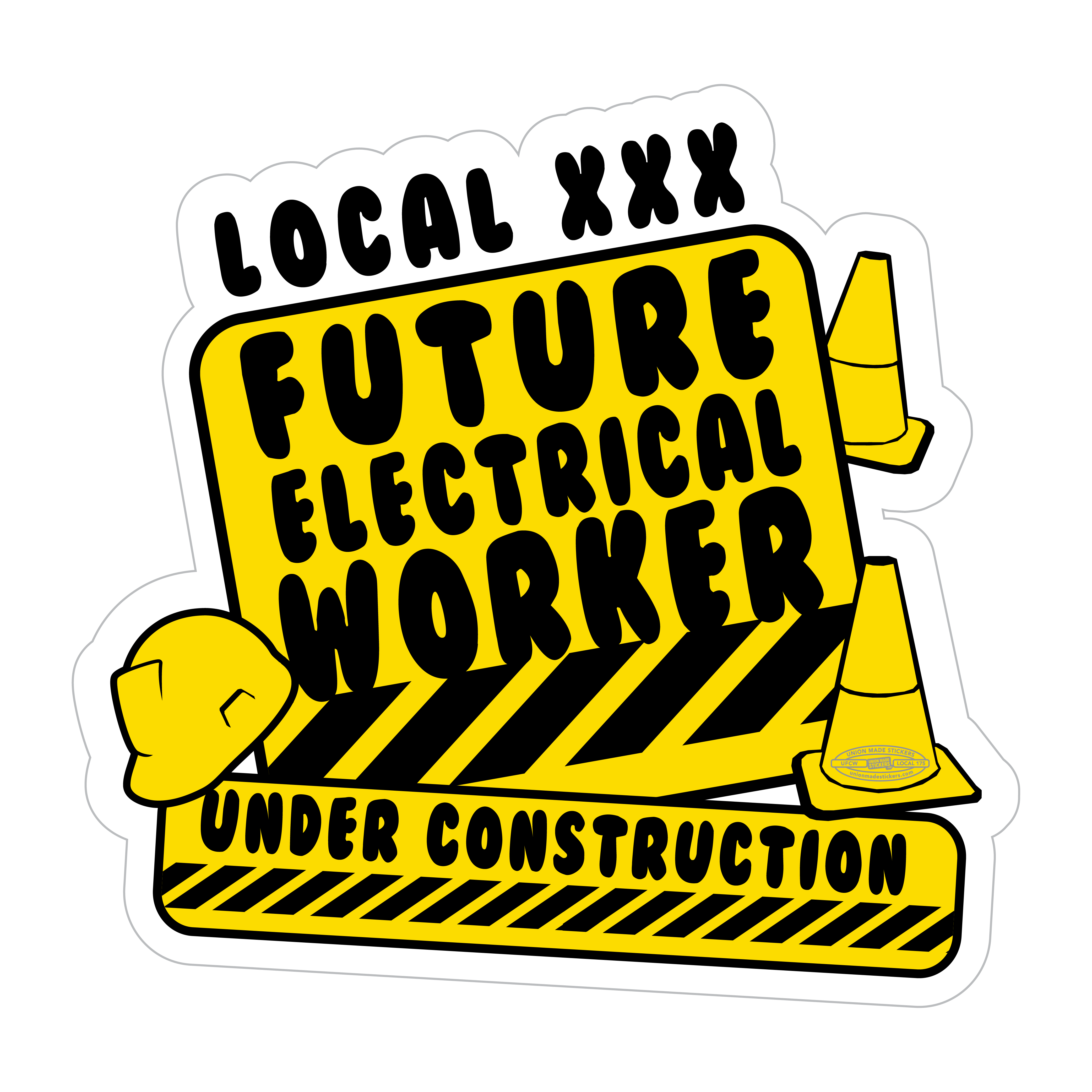 Under Project Sticker Under Construction – Union Made Stickers