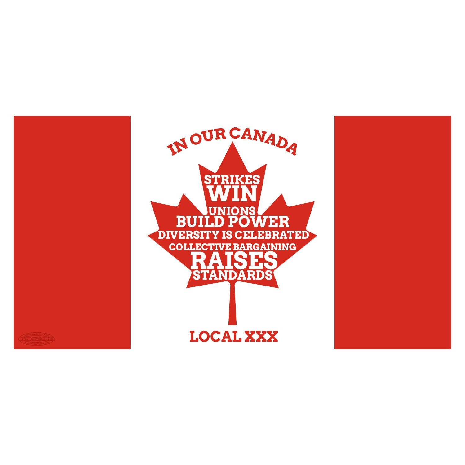 Canadian Pride Stickers – Page 2 – Union Made Stickers