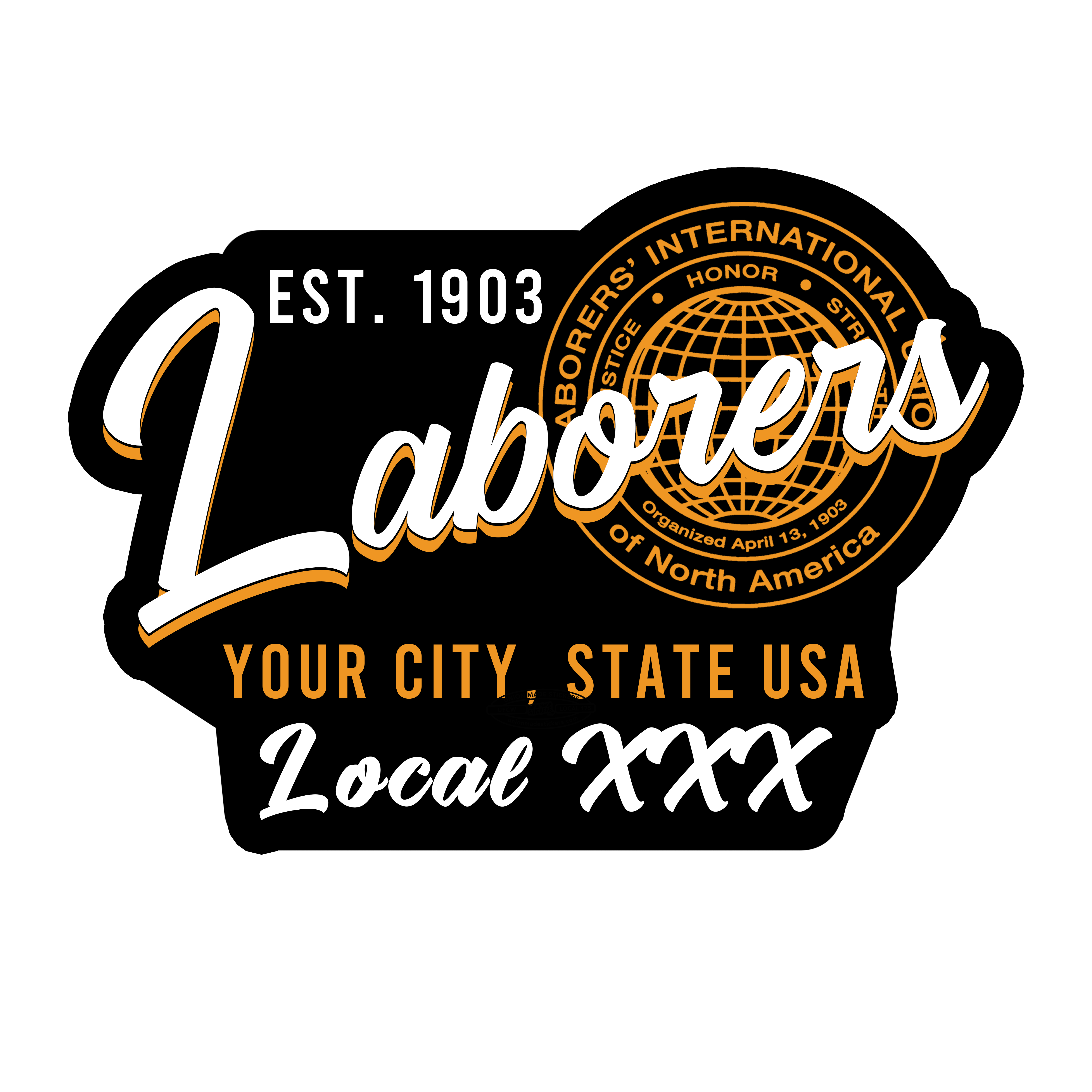Laborers 3 – Union Made Stickers