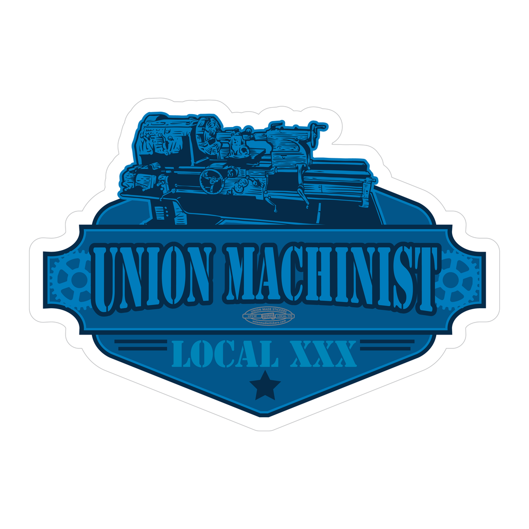 Milling Machine Sticker Custom Machinist Stickers – Union Made Stickers
