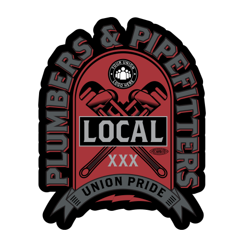 Custom Plumbing, Pipefitting, Sprinkler Fitting, and Welding Stickers ...