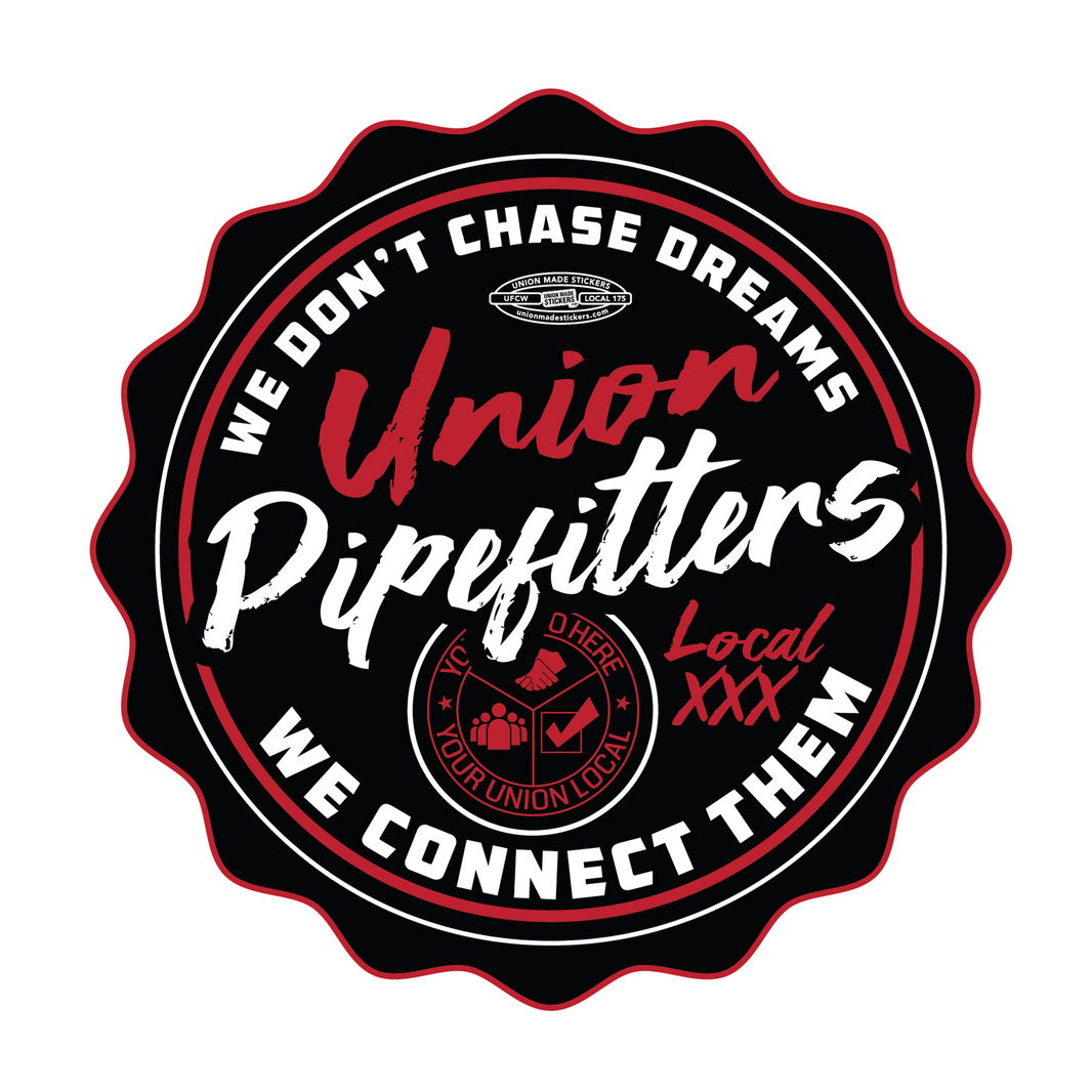 Custom Plumbing, Pipefitting, Sprinkler Fitting, and Welding Stickers ...