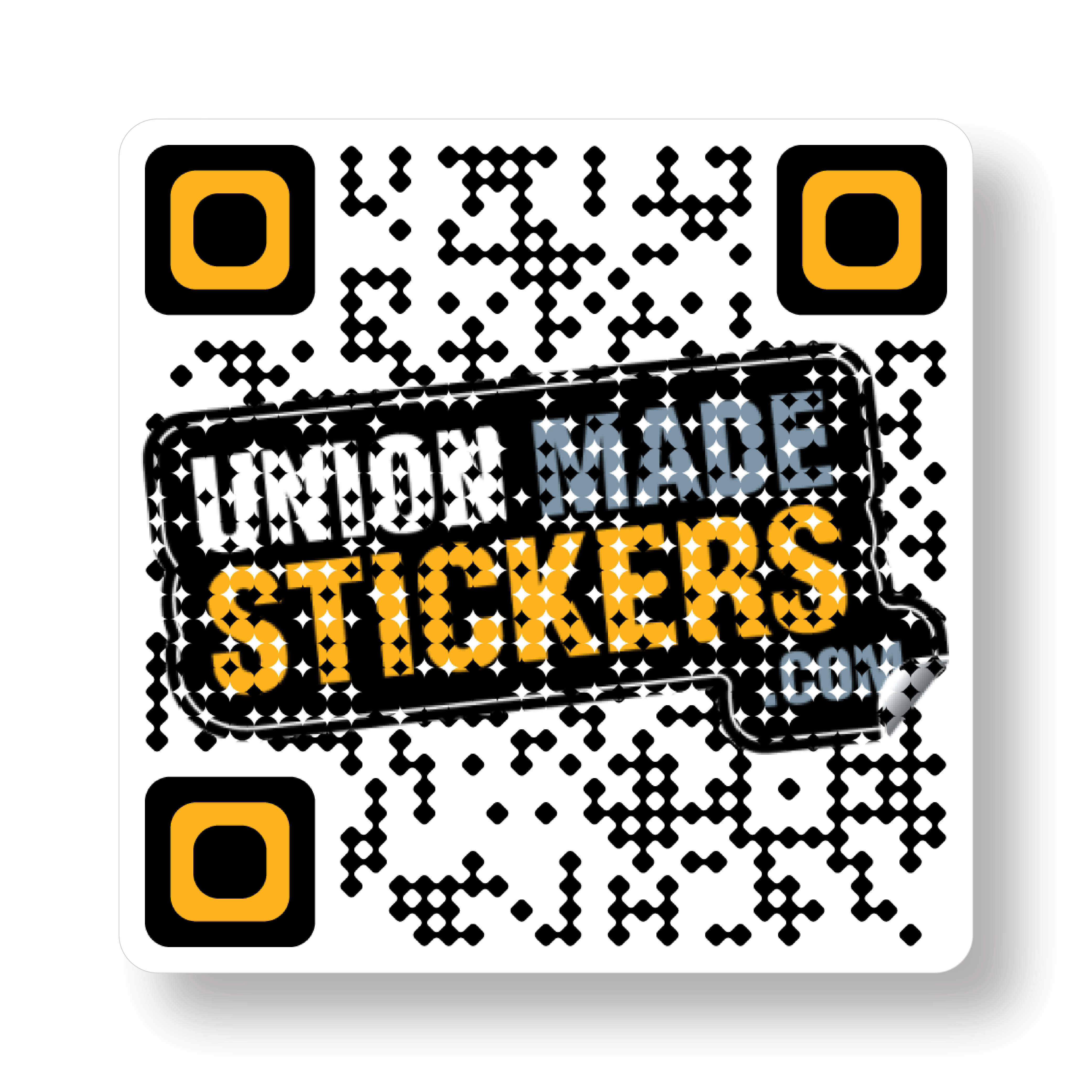 Premium QR Code Stickers – Union Made Stickers