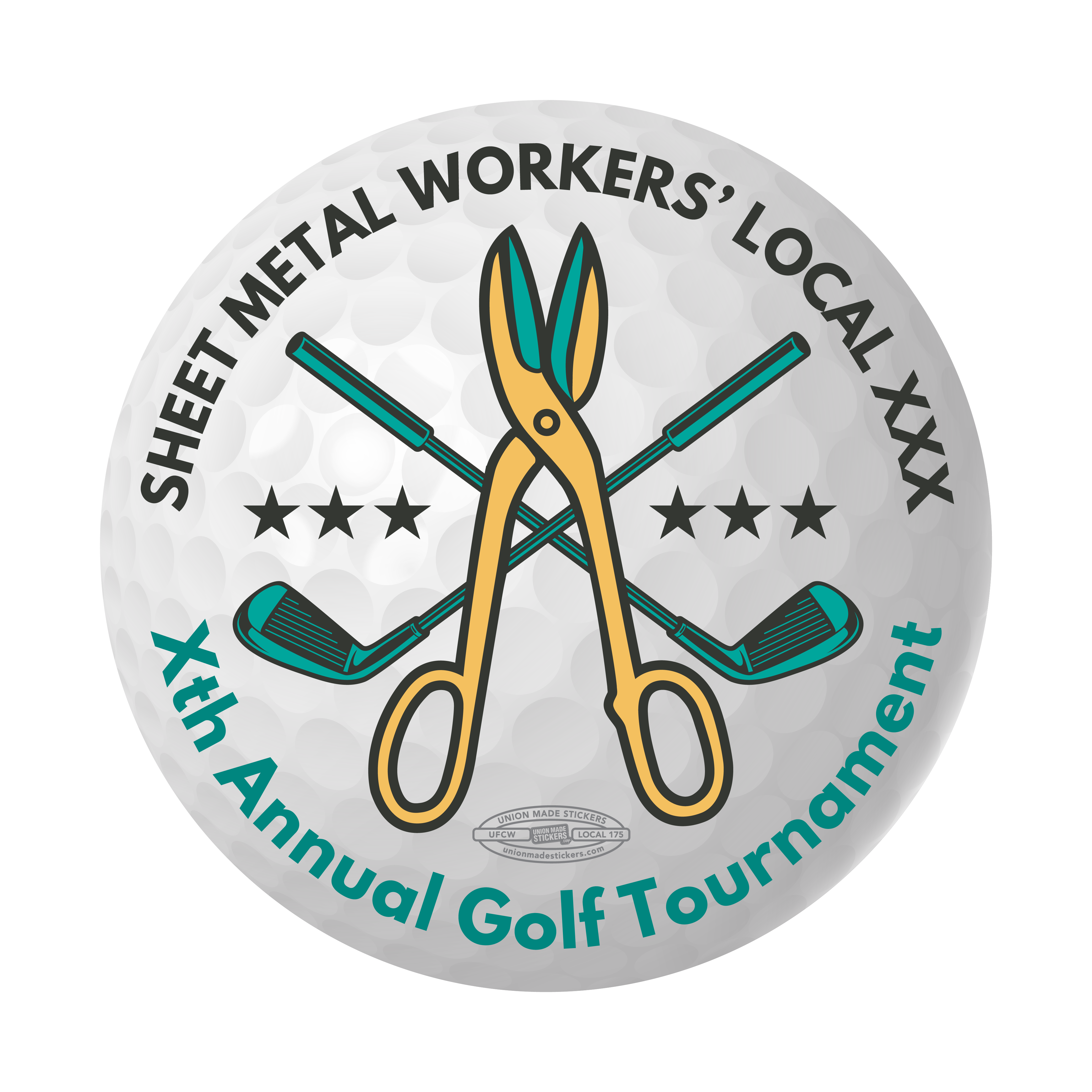 Golf Tournament – Union Made Stickers