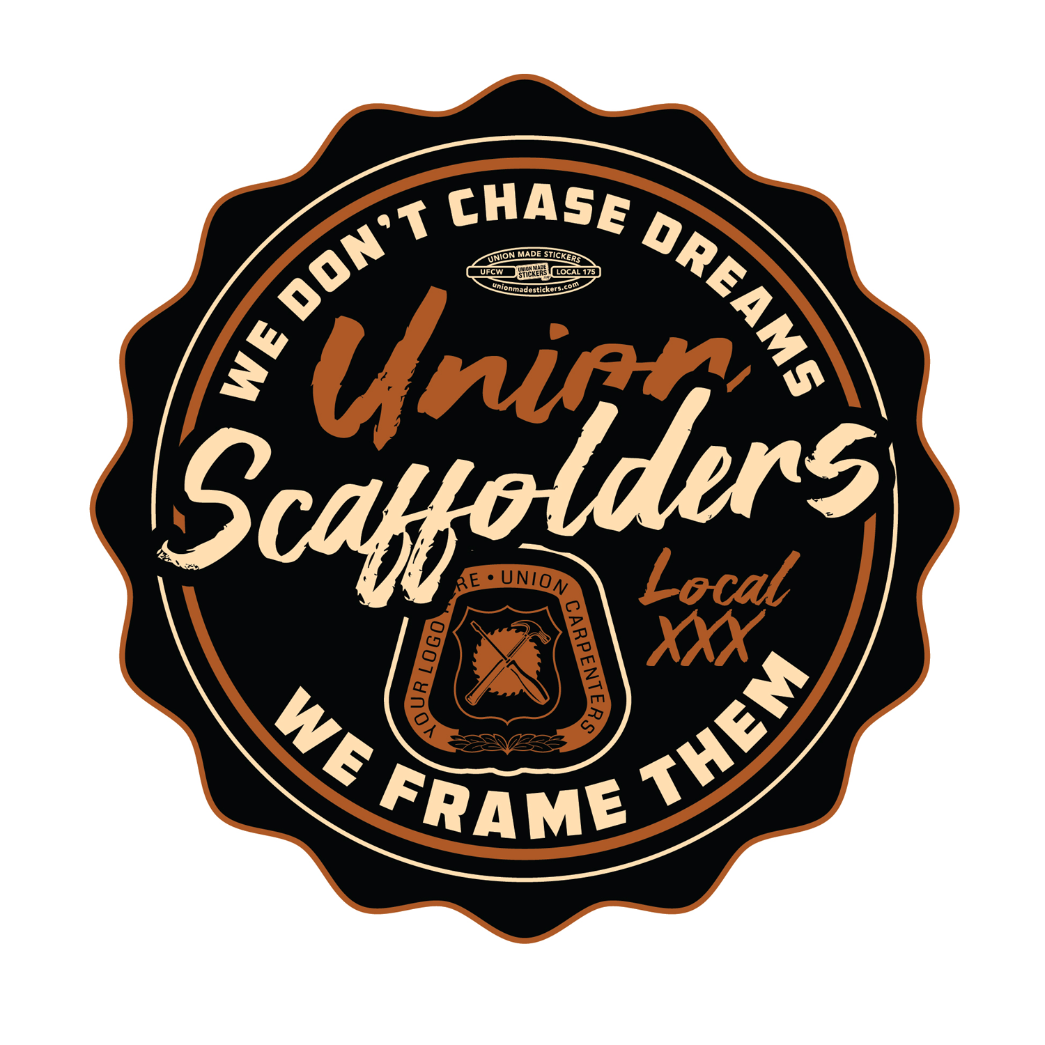★UNION NYC ステッカー At Work NYC – Union Made Stickers