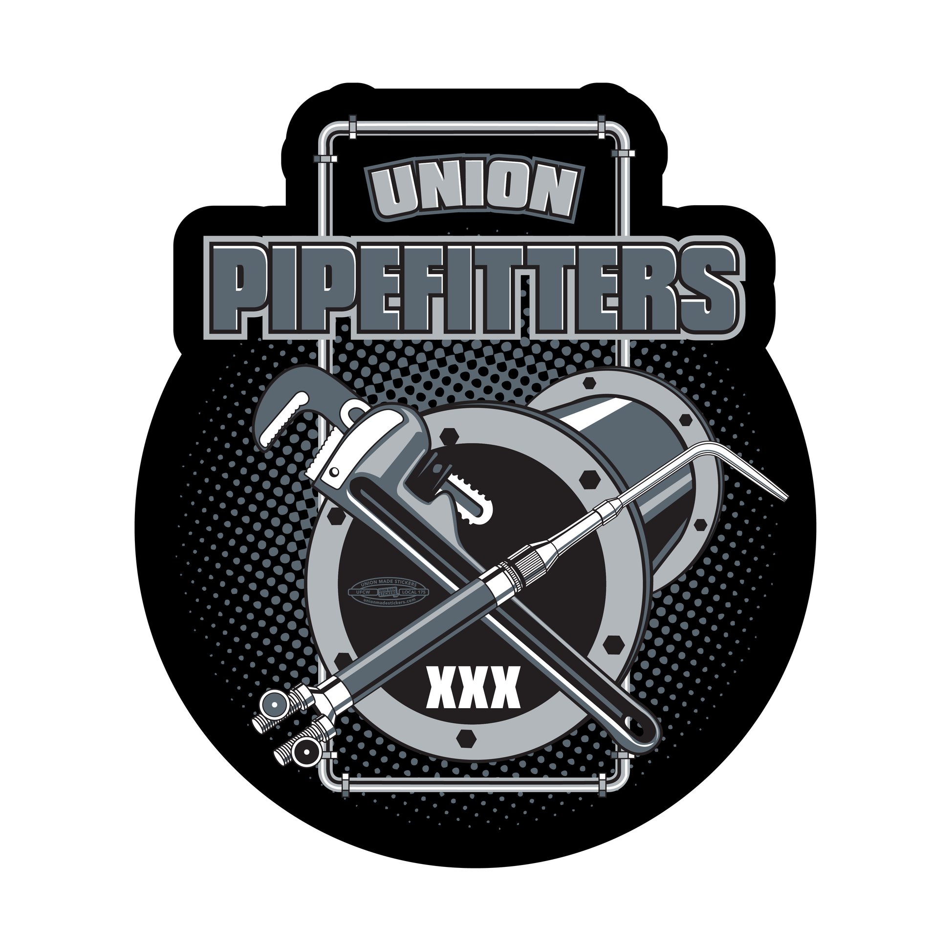 Union Pipefitters – Union Made Stickers
