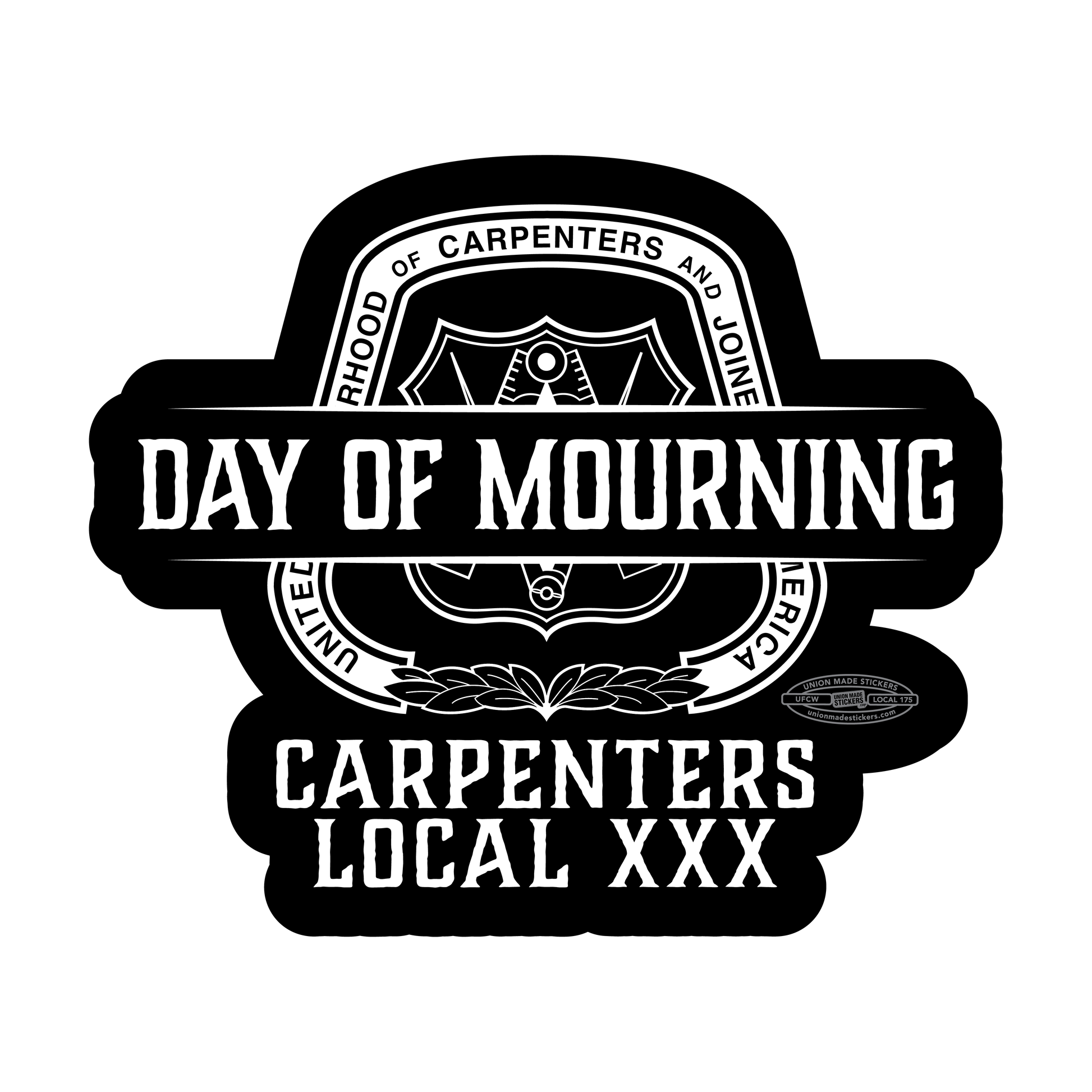 Day of Mourning – Union Made Stickers