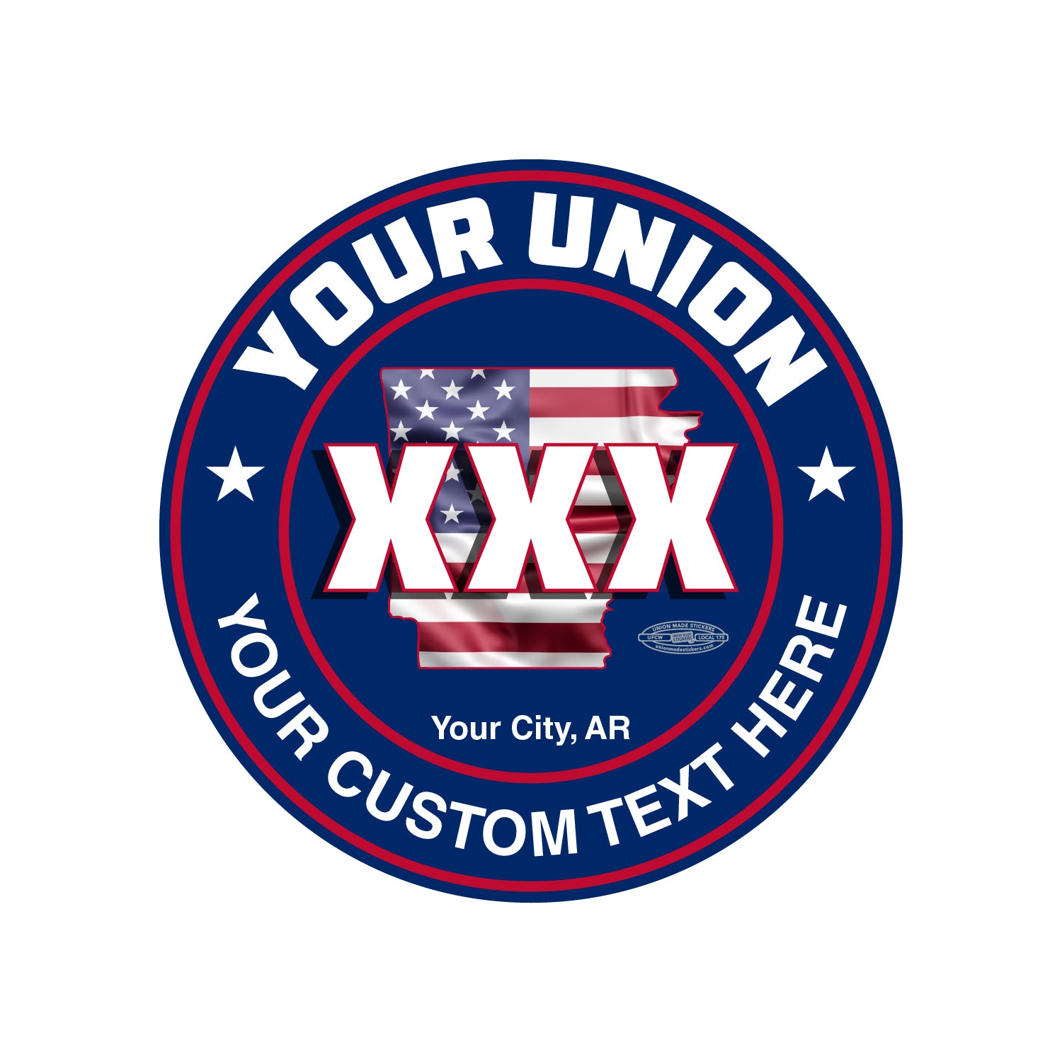 Arkansas – Union Made Stickers