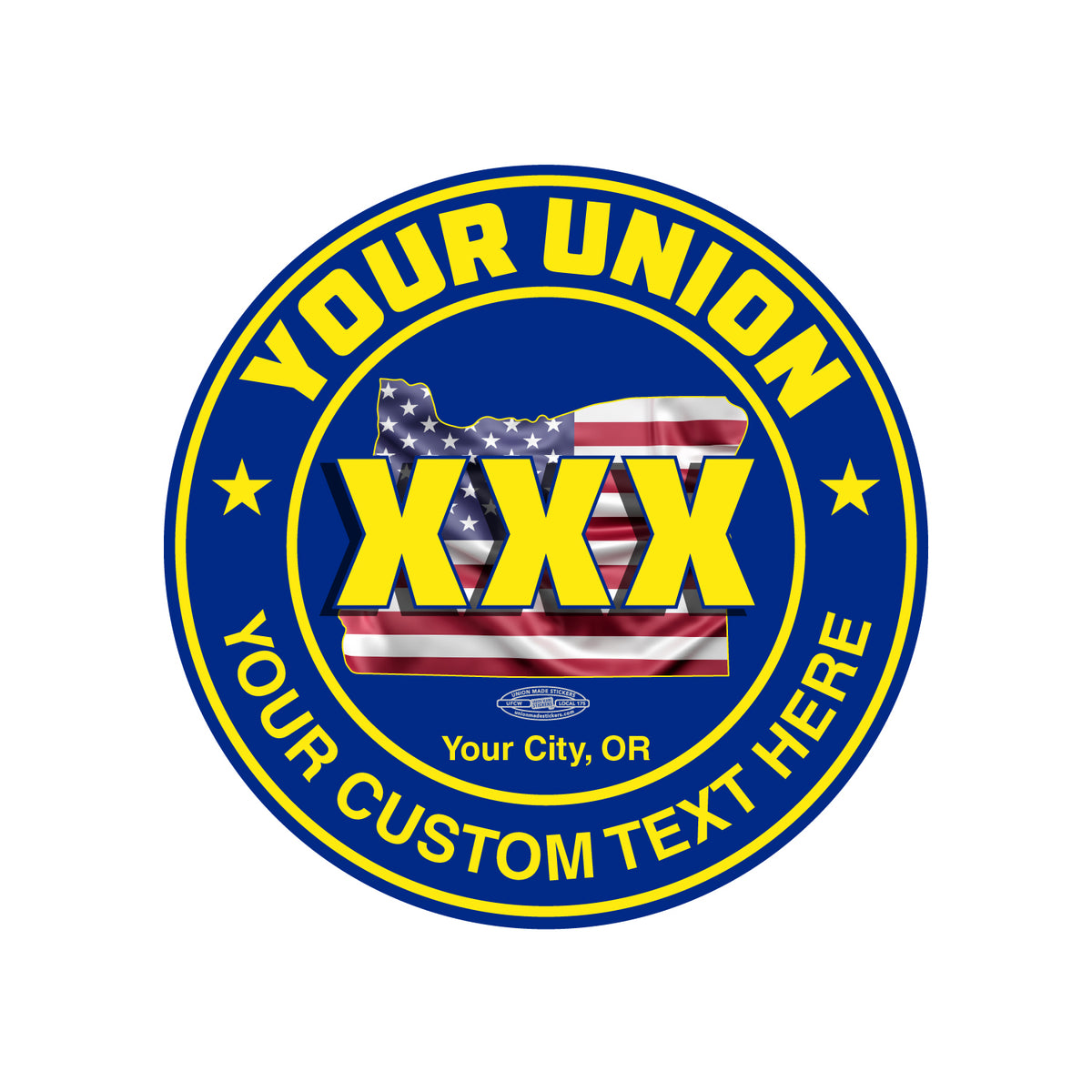 Oregon – Union Made Stickers