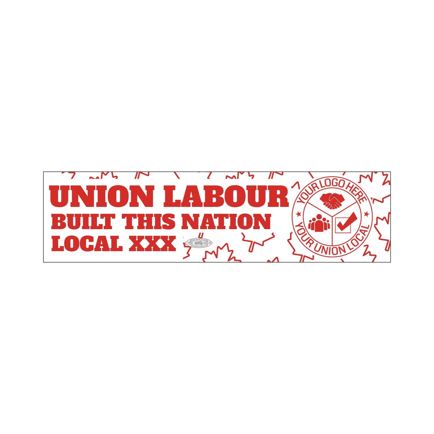 Built This Nation – Union Made Stickers