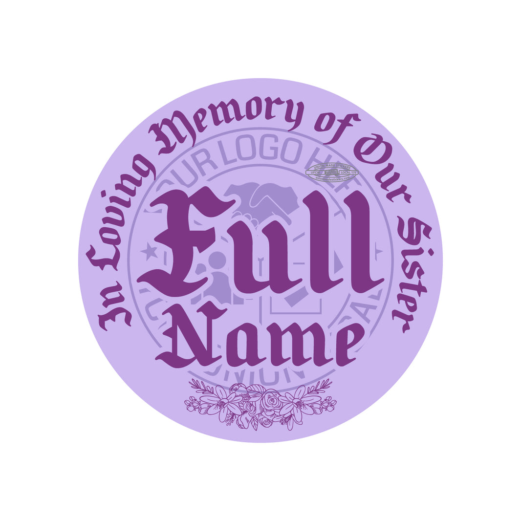 In Memory Of Stickers – Union Made Stickers