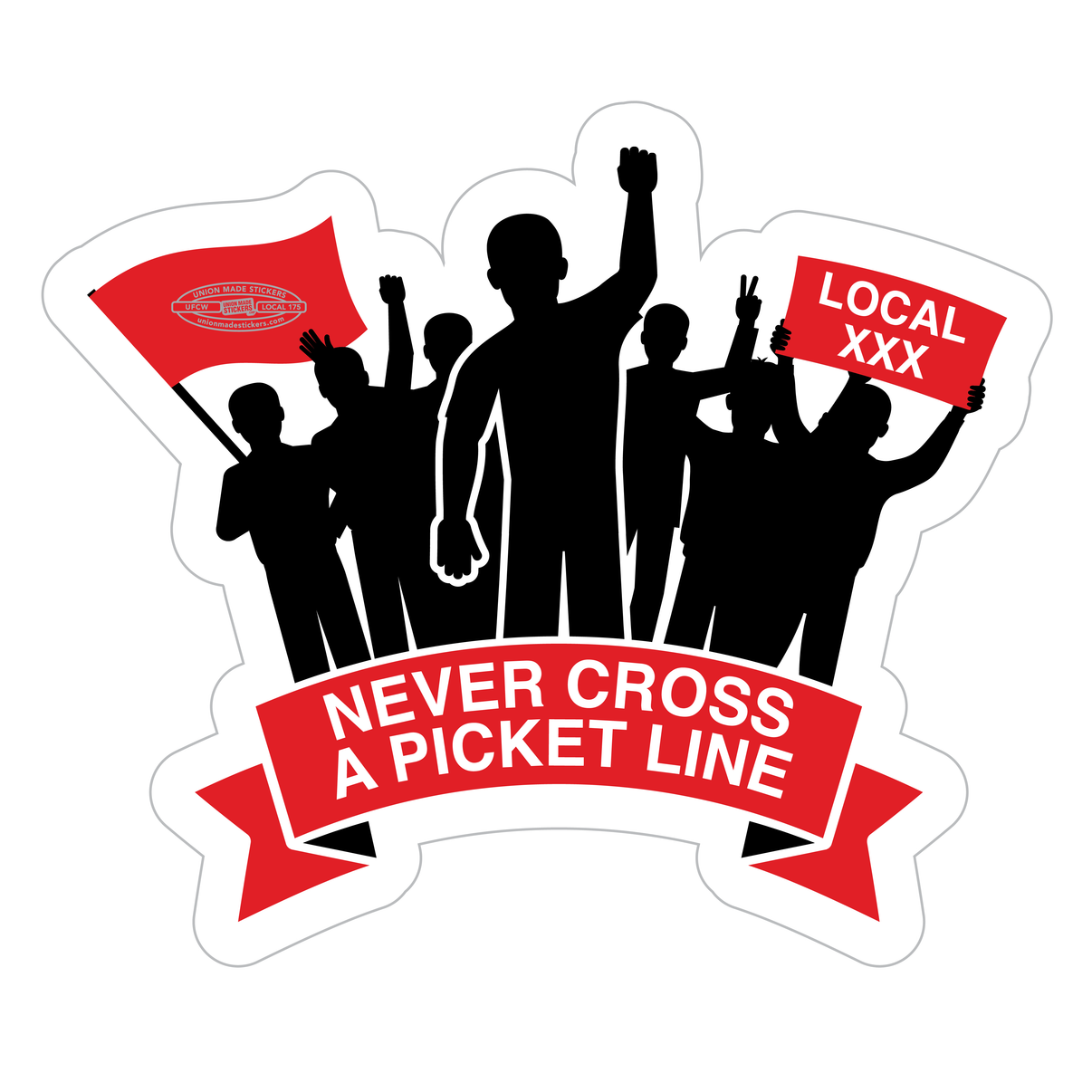 Picket Line Union Made Stickers