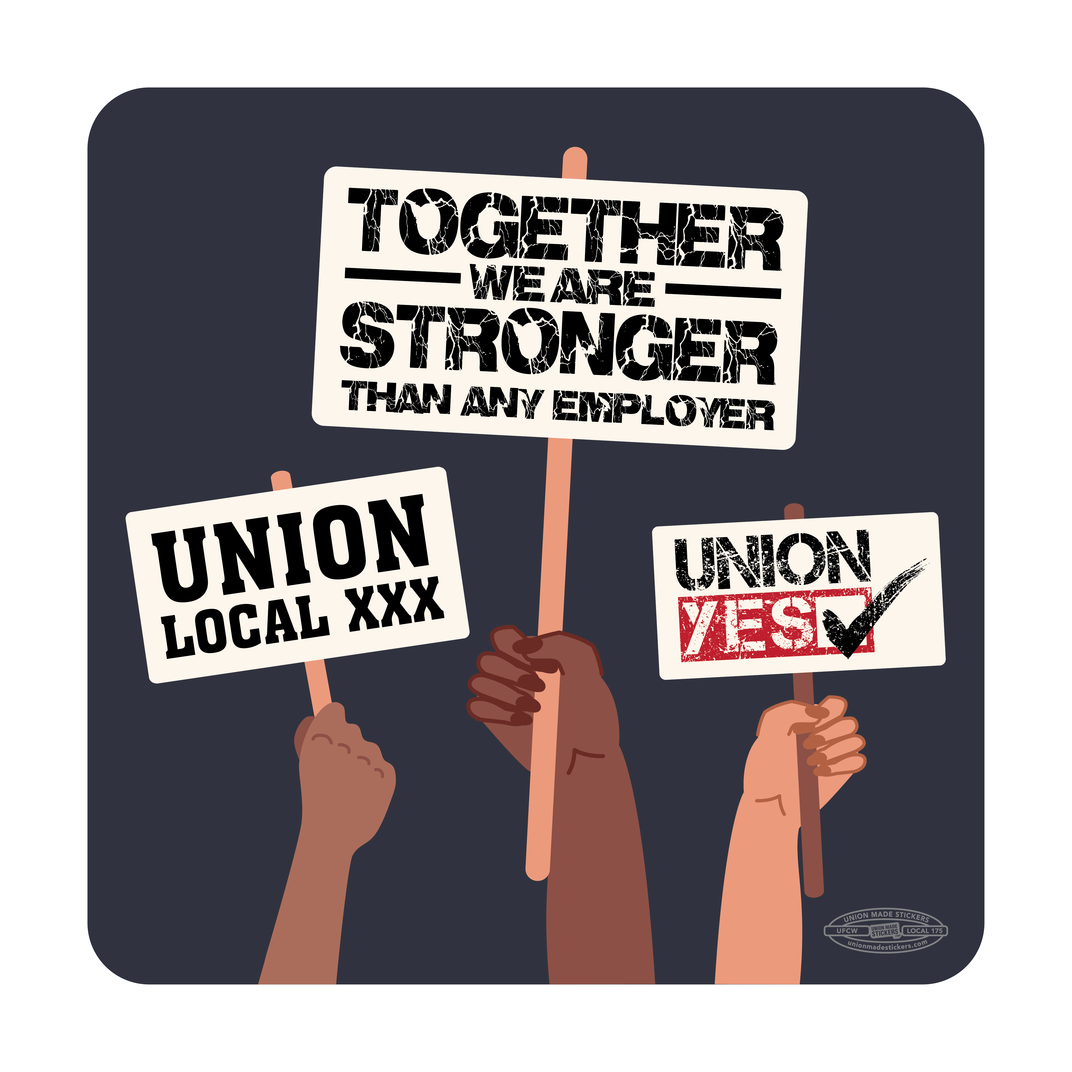 Picket – Union Made Stickers