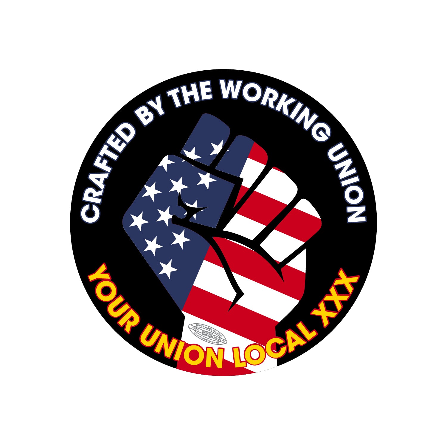 USA Crafted – Union Made Stickers