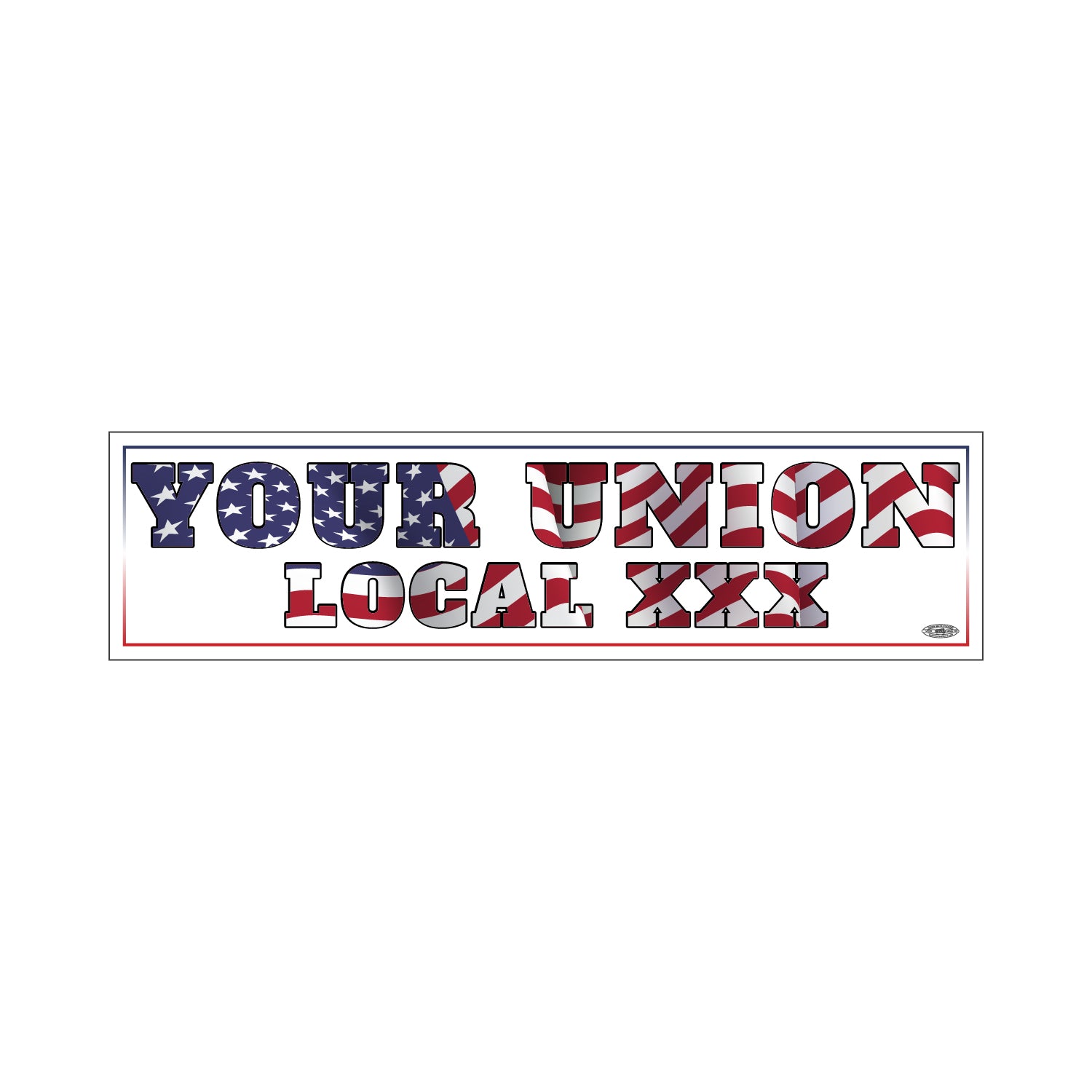 USA Flag – Union Made Stickers