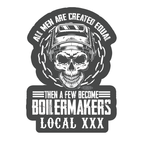 Boilermaker Life Sticker Custom Boilermaker Stickers – Union Made Stickers