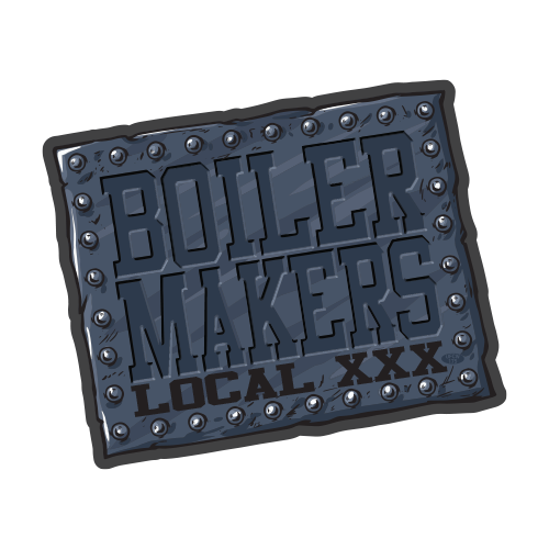 Boilermaker Life Sticker Custom Boilermaker Stickers – Union Made Stickers