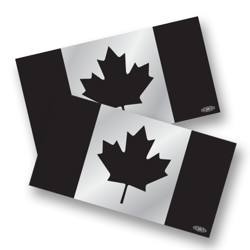 Canadian Flag - Reflective Stickers
