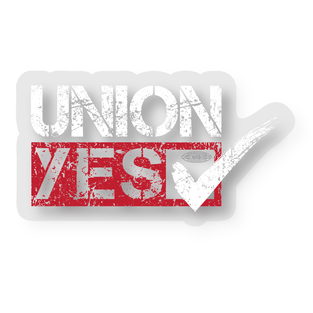 Union Yes Stickers