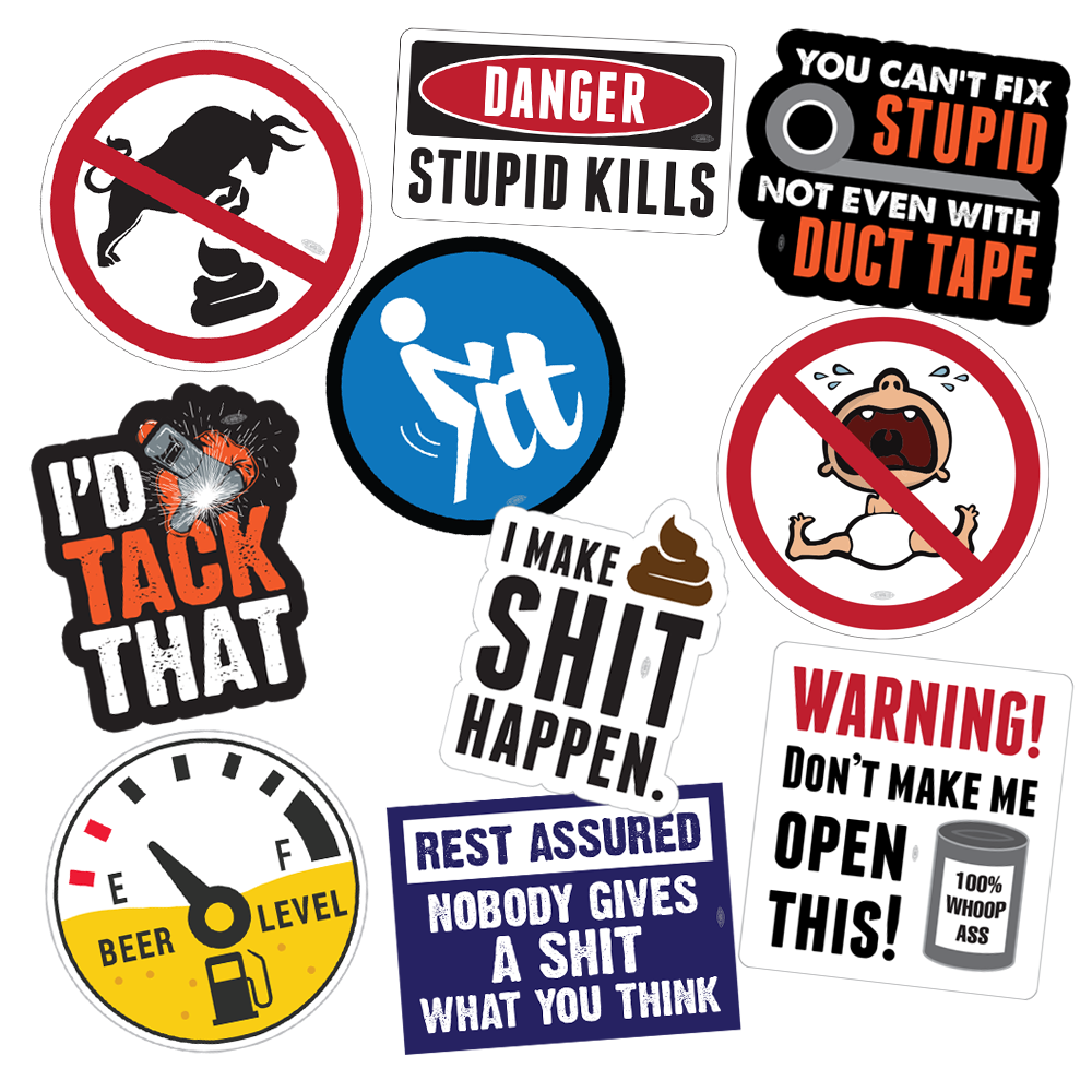 Funny Hard Hat Stickers: Add Humor and Identity to Your Gear!插图2 Funny Sticker