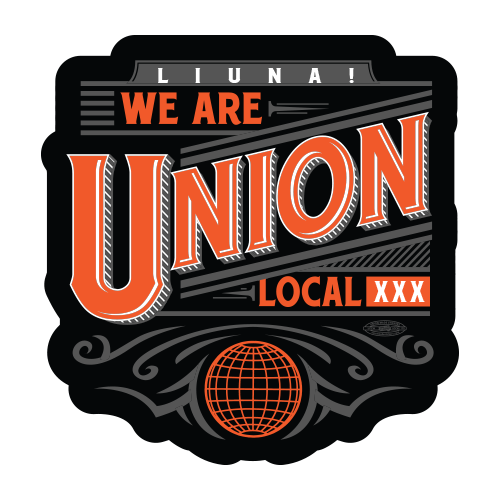 Custom Laborer Stickers – Union Made Stickers