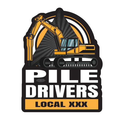 Pile Driver – Union Made Stickers