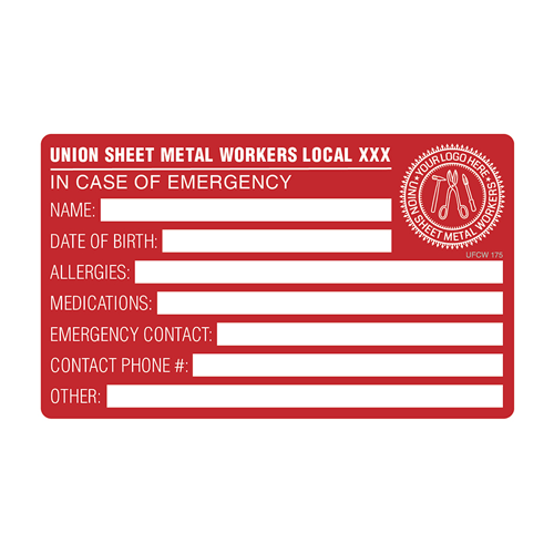 Emergency Contact – Union Made Stickers