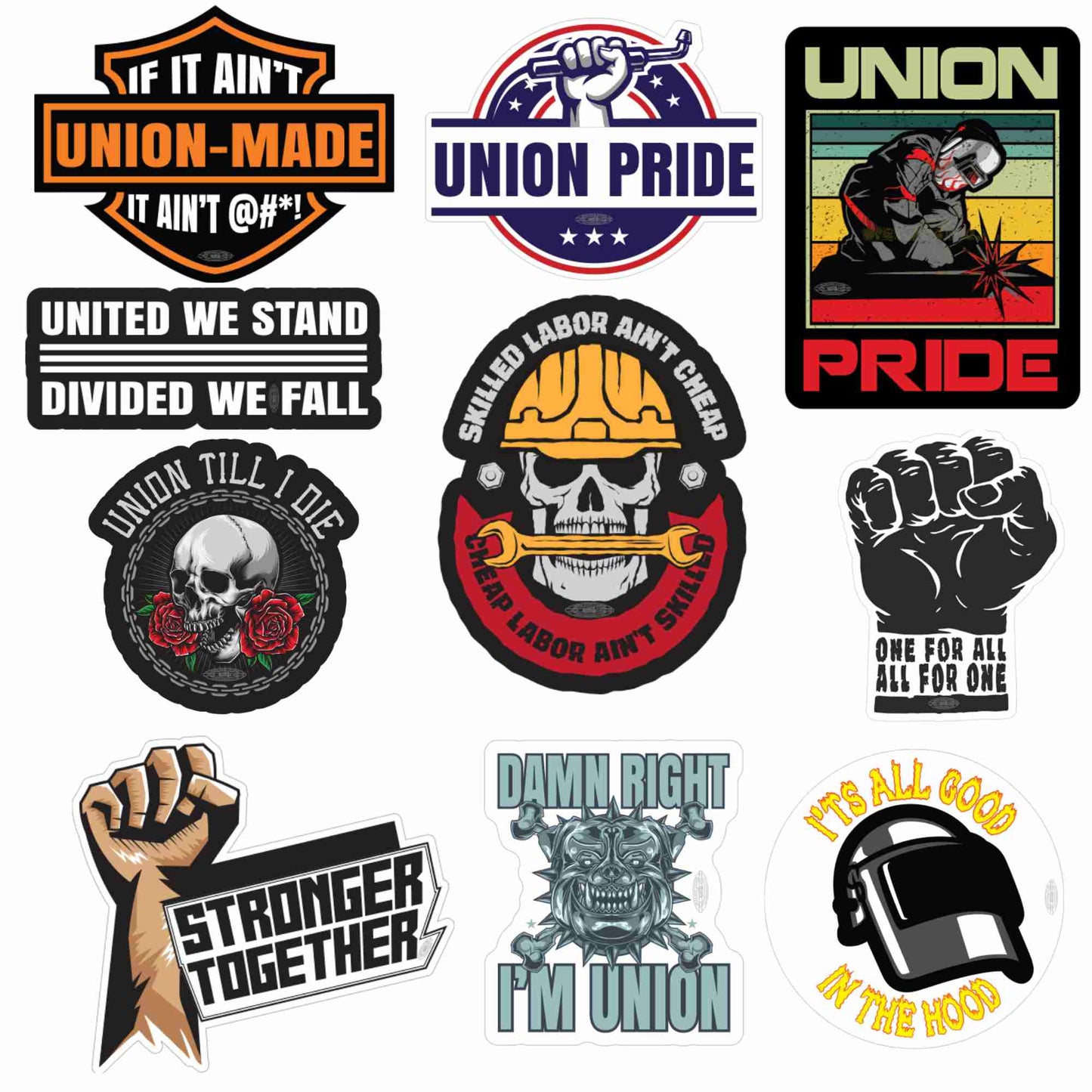 Union Pride Sticker Bundle