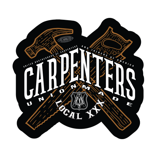 Custom Carpenter Stickers – Union Made Stickers