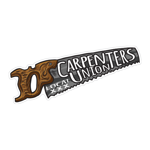 Custom Carpenter Stickers – Union Made Stickers