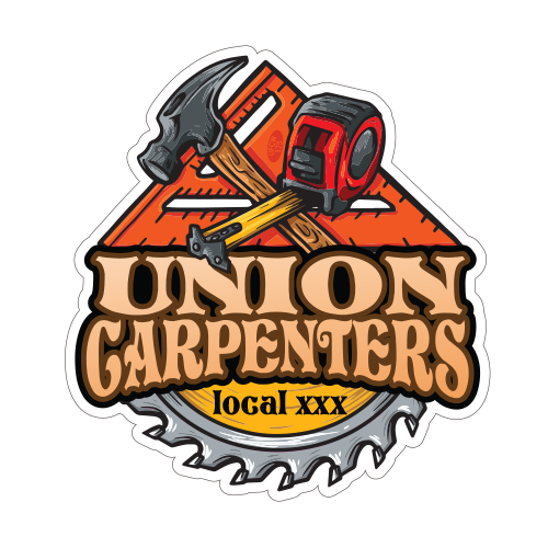 Custom Carpenter Stickers – Union Made Stickers