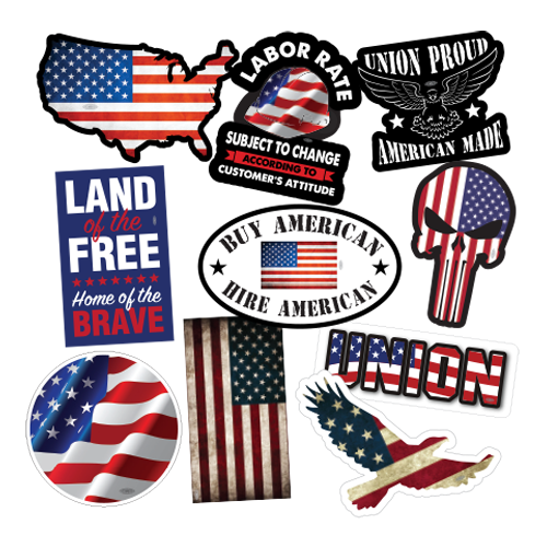 Union Made Stickers