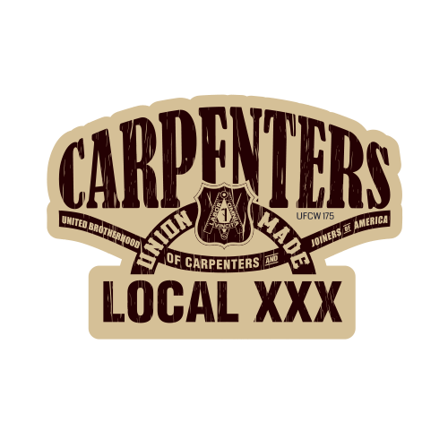 Custom Carpenter Stickers – Union Made Stickers