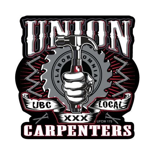 Custom Carpenter Stickers – Union Made Stickers