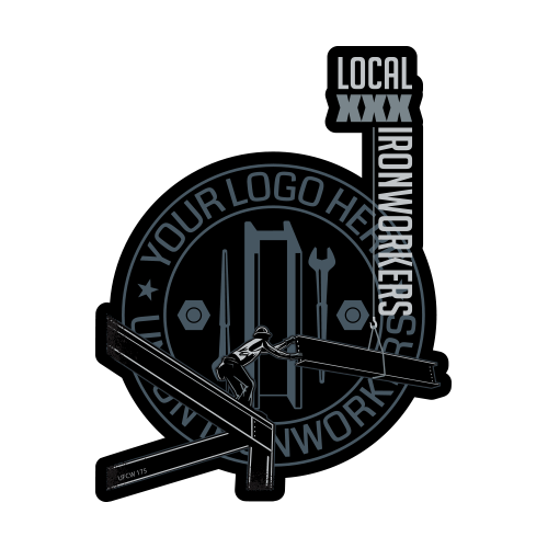 Working Man Sticker Custom Ironworker Stickers – Union Made Stickers