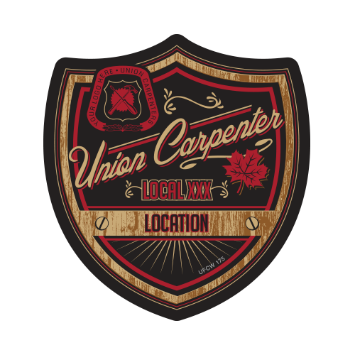 Custom Carpenter Stickers – Union Made Stickers