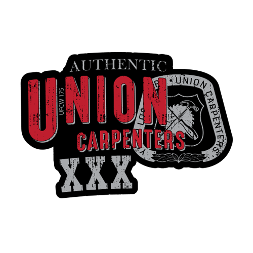 Carpenter Label Custom Carpenter Stickers – Union Made Stickers